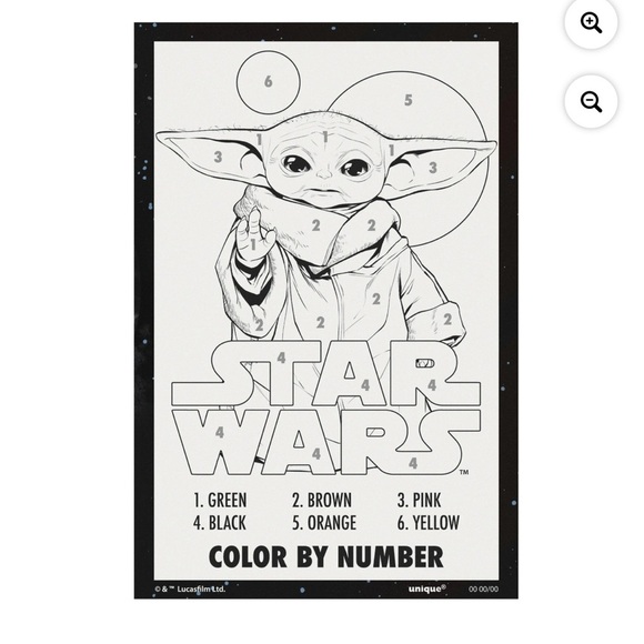 Star Wars Mandalorian Party Favor Set - Green and Black - Picture 9 of 10